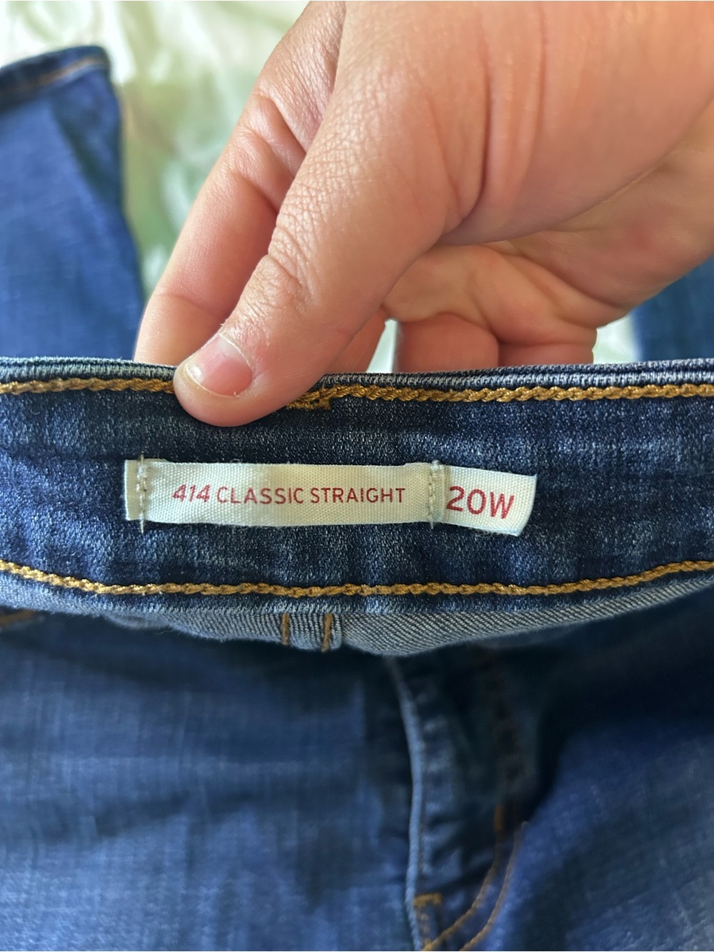Classic Straight Levi’s 414 women’s Jeans plus size 20W